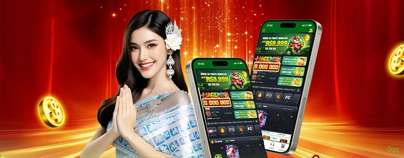 Comparação APP mobile vs versão web da 3qq