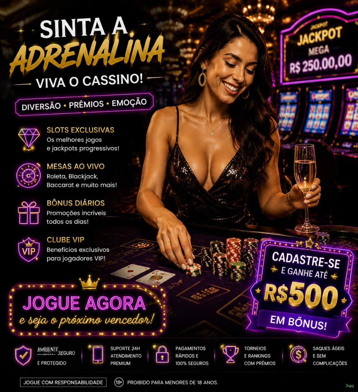 Programa VIP exclusivo da 3qq